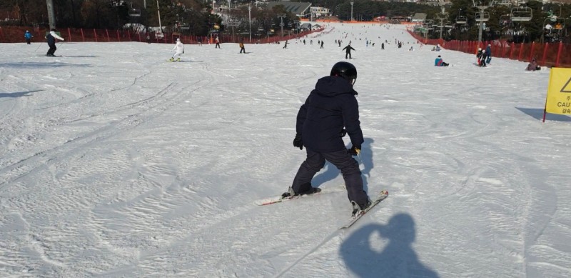 지산리조트 1:1아동 스키강습