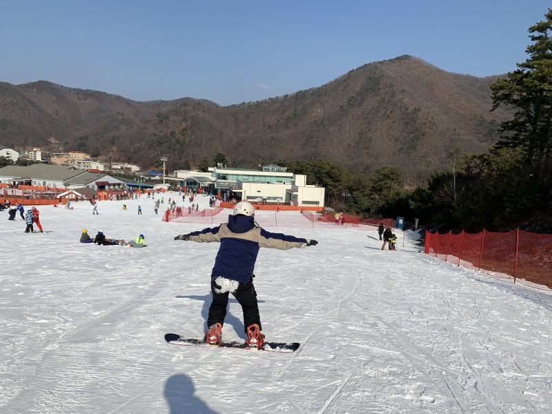 지산리조트 3대1 아동보드강습